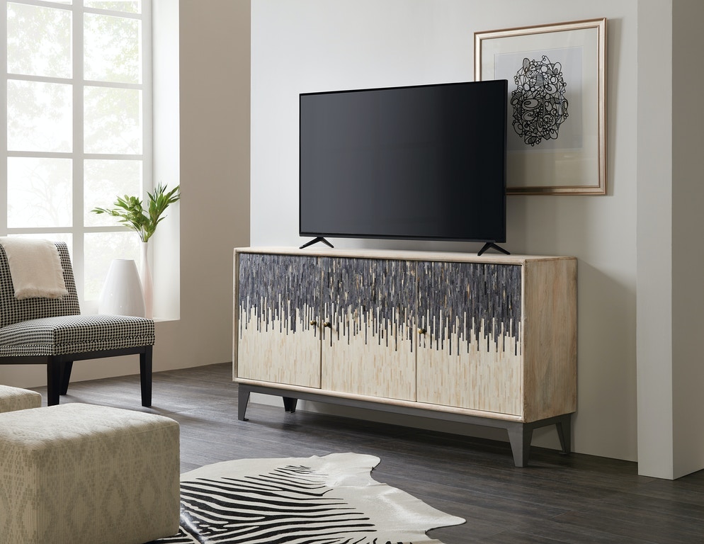 Hooker 3-door console table