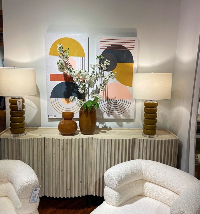 modern furniture and chairs