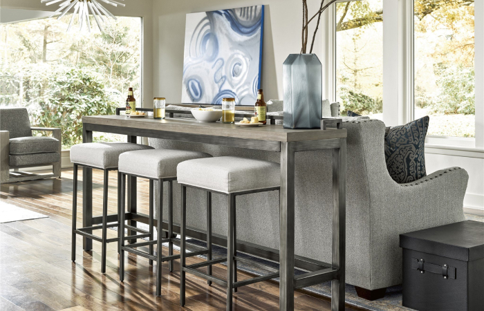 Mitchell Console Table with Stools
