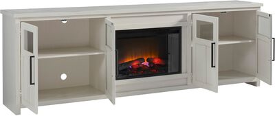 98" Fireplace console