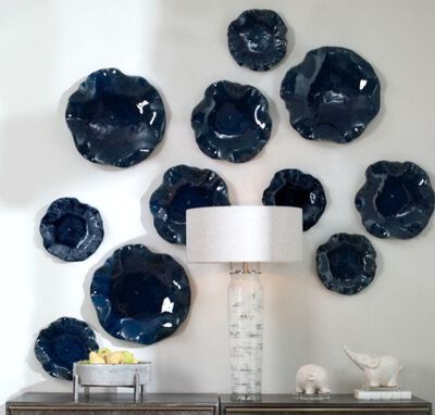 Cobalt Abella Wall Decor