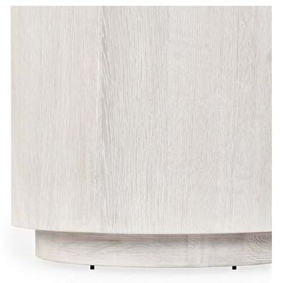 LAYNE ROUND END TABLE WHT