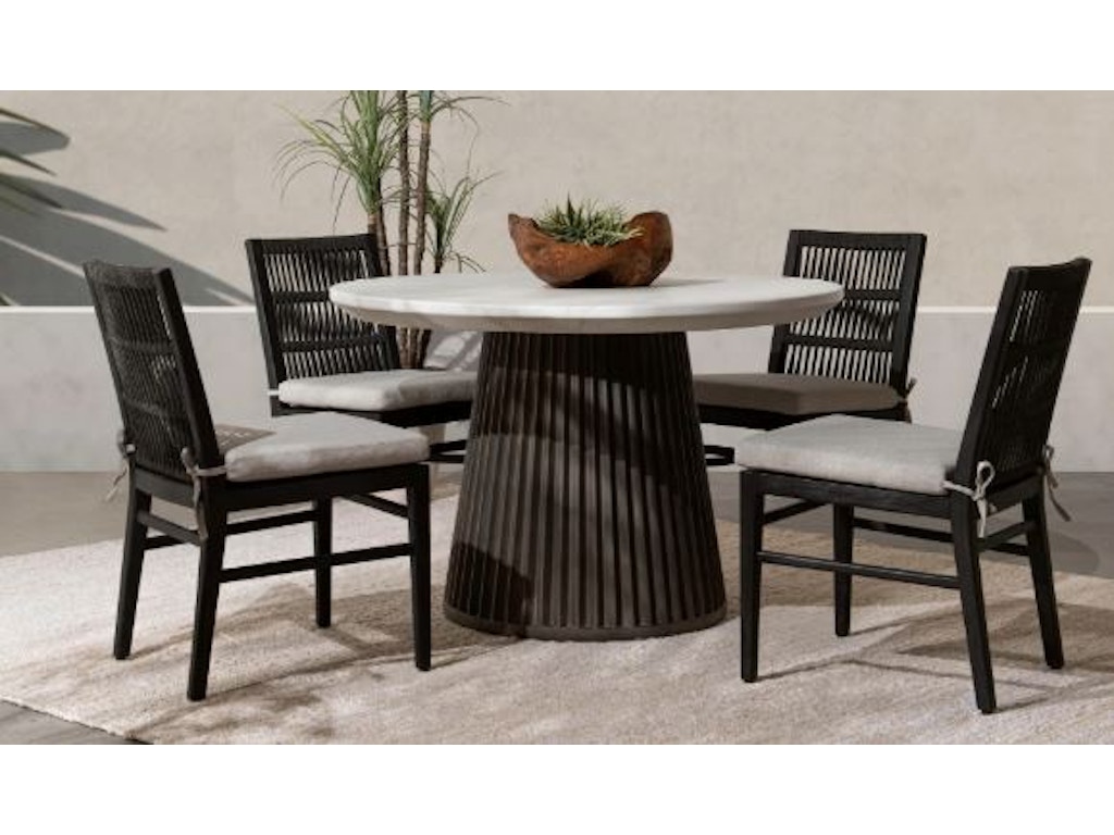 Caspia 47" Round Outside Dining Table