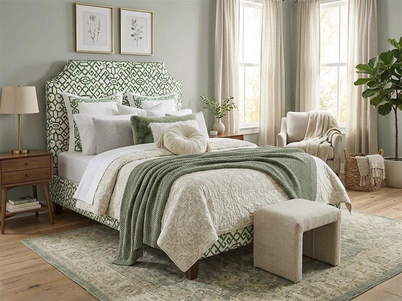 Breakers King Upholstered Bed