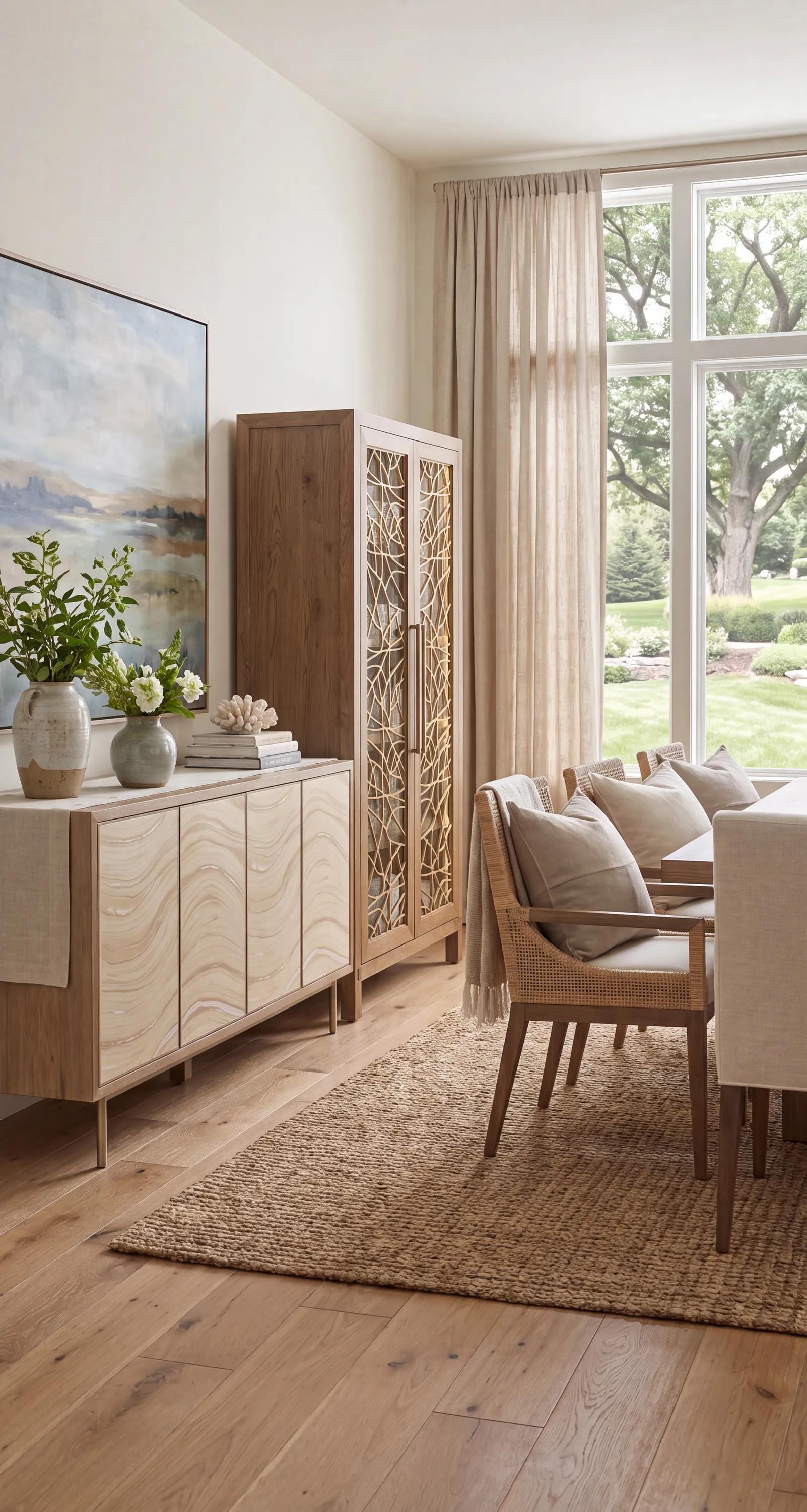 SHELL KEY CREDENZA