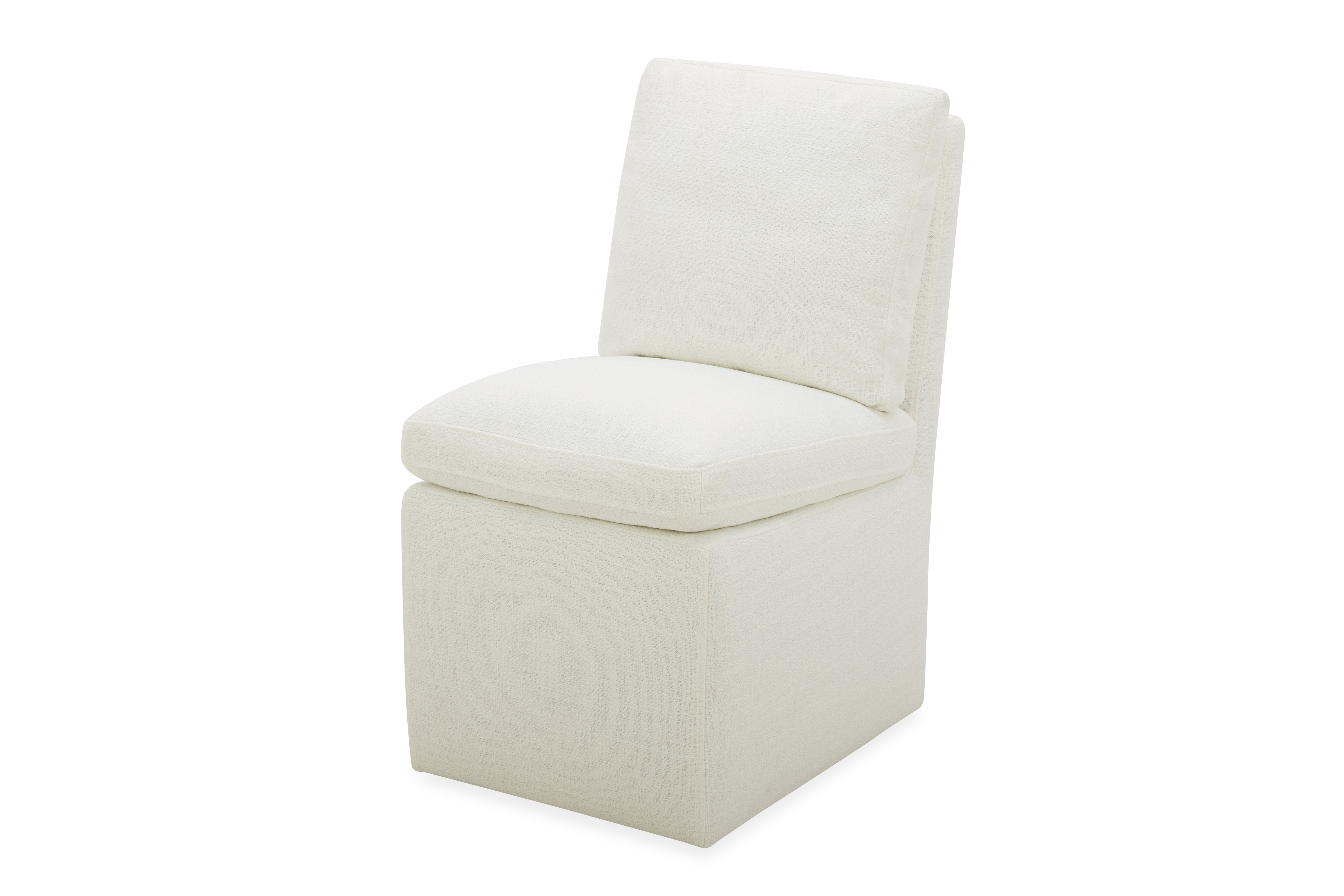 DESOTO CASTER ARMLESS CHAIR