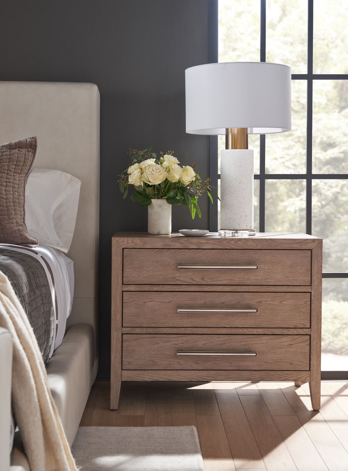 COVE 3 DRAWER NIGHTSTAND