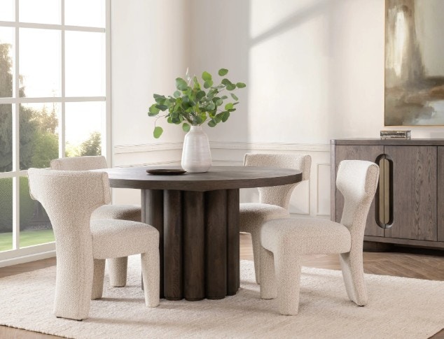 Tiber 55" Round Dining Table