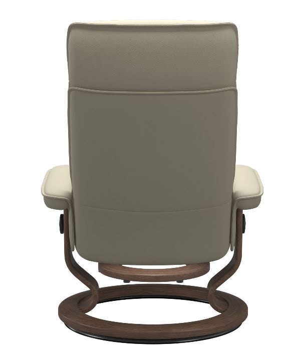 Admiral Medium Classic Base Recliner and Ottman